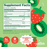Wellah L-Glutamine Poudre Fraise Kiwi doseuse pour prises précises quotidiennes