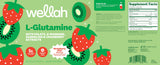 Préparation Wellah L-Glutamine Poudre Fraise Kiwi : dissolution facile dans boisson
