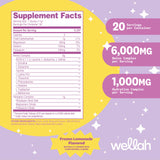 Wellah So Long Soreness BCAA doseur et eau facilitent le mélange quotidien.