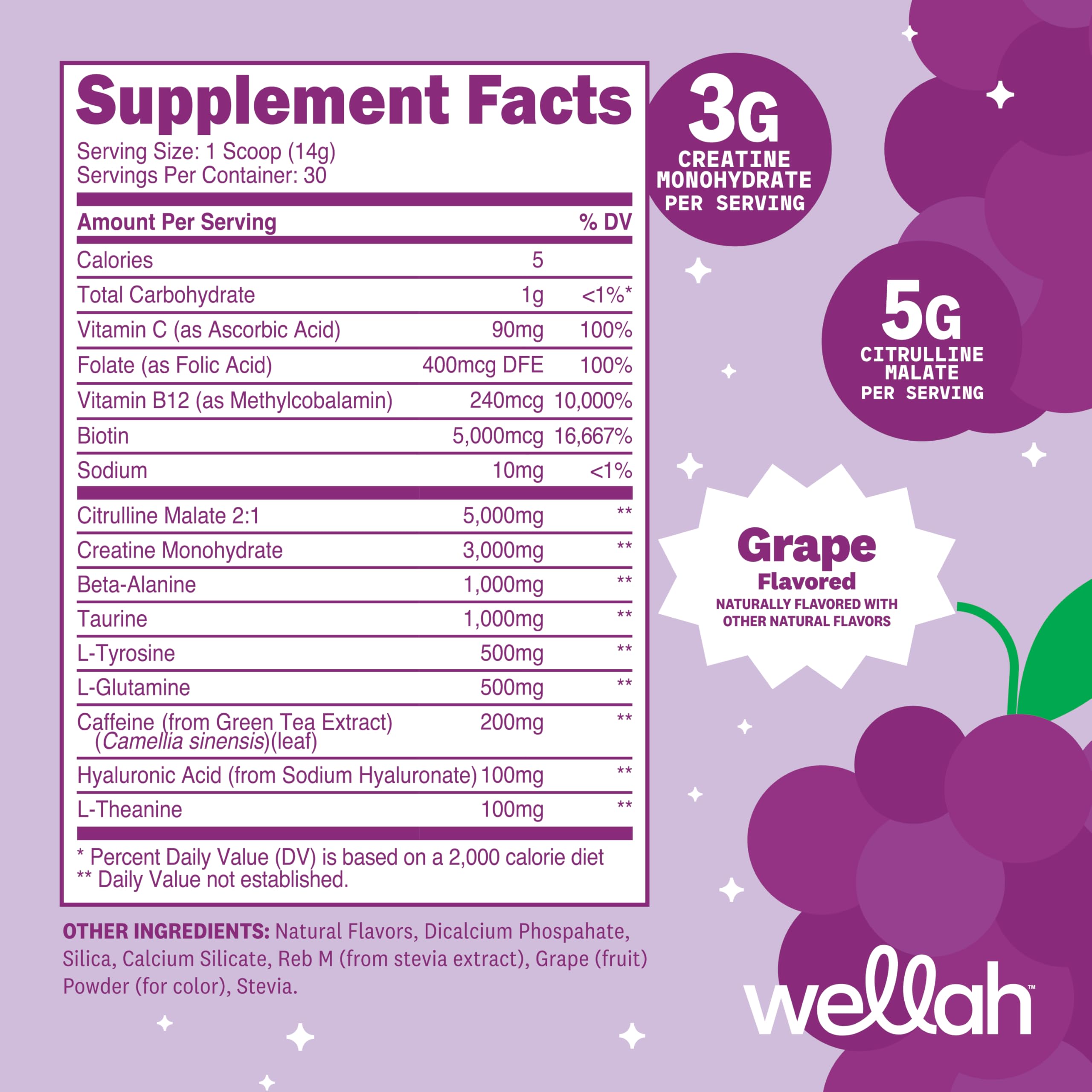 Wellah Pré-entraînement raisin — doseuse pour dosage précis.