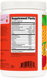 Étiquette Wellah Pré-Workout saveur fruits rouges affichant qualité