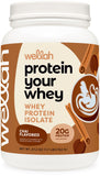 Wellah Protein Your Whey, bouteille 30 portions, idéal pour l'entraînement quotidien.
