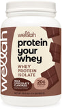 Wellah Protein Your Whey : bouteille shake chocolat au lait post-entraînement