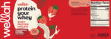 Wellah Protein Your Whey étiquette nutritionnelle claire et options de saveurs variées.