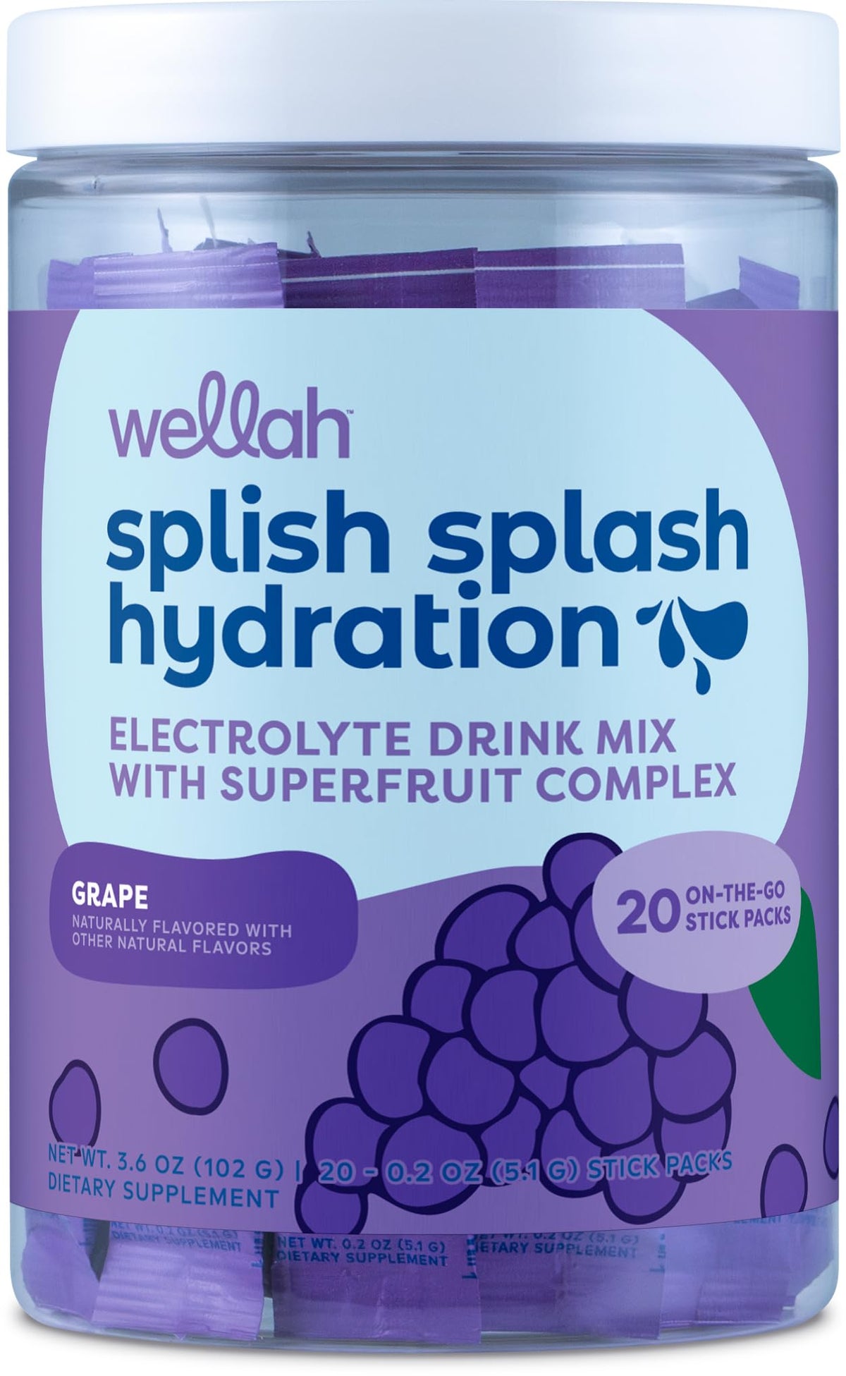 Wellah Splish Splash sachet raisin pratique pour hydratation rapide