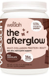 Wellah The Afterglow Chocolat — bouteille de collagène et soutien potentiel peau et cheveux