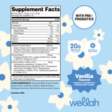 Wellah Whey Vanille – boisson veloutée idéale pour un apport protéique rapide.