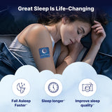 Pose facile du patch Wellamoon Original Sommeil sur la peau.