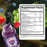 Well&Whole Dopamine Gummies vegan et sans gluten, option adaptée aux régimes