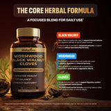 Coque de noix noire: Wellanova favorise l'équilibre interne.