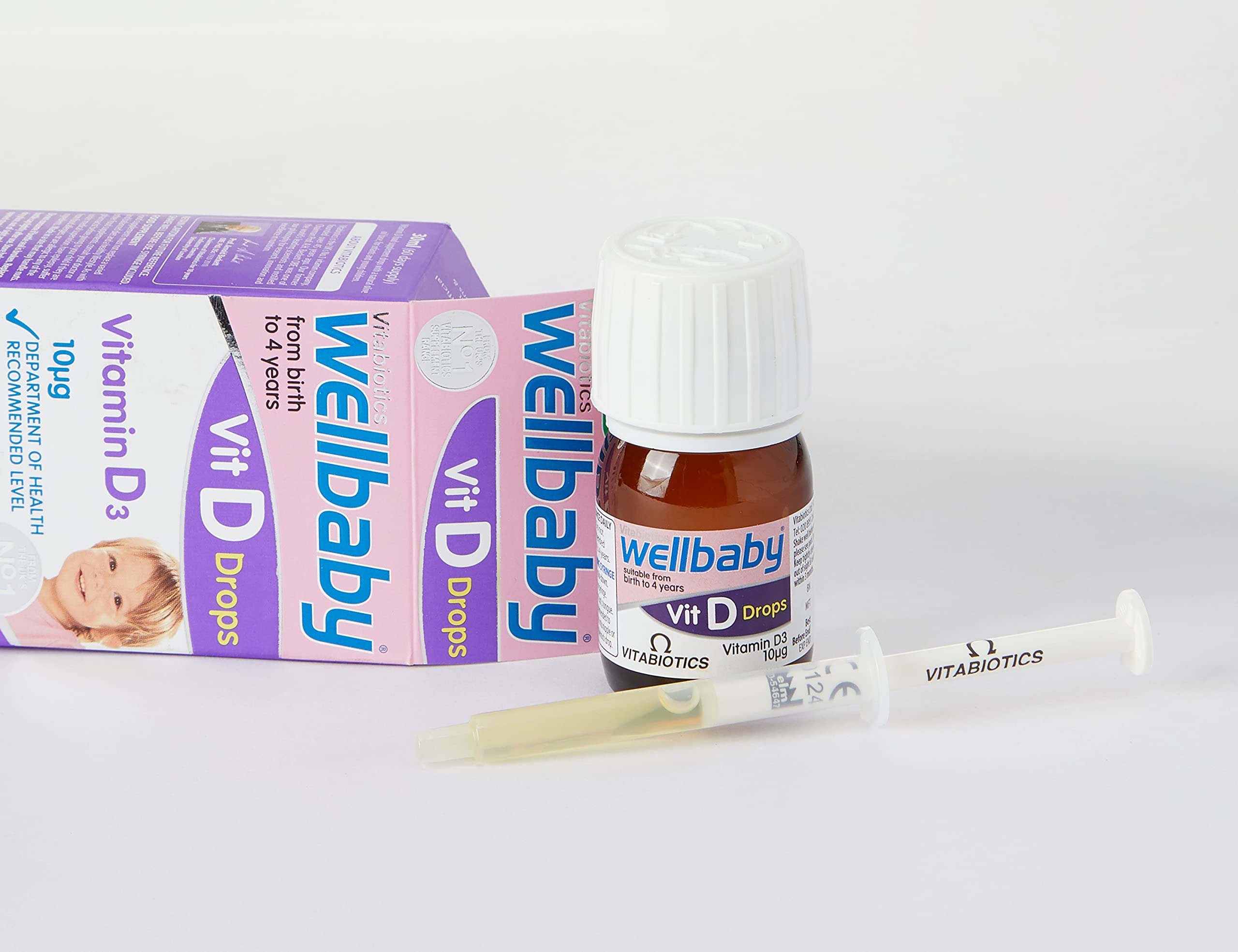 Doseuse-pipette Wellbaby facilite l'administration quotidienne des gouttes.