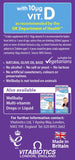 Boîte Wellbaby avec étiquette claire pour dosage précis.
