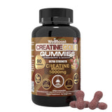 WellBoost Creatine Gold - bouteille pratique pour l’entraînement quotidien.