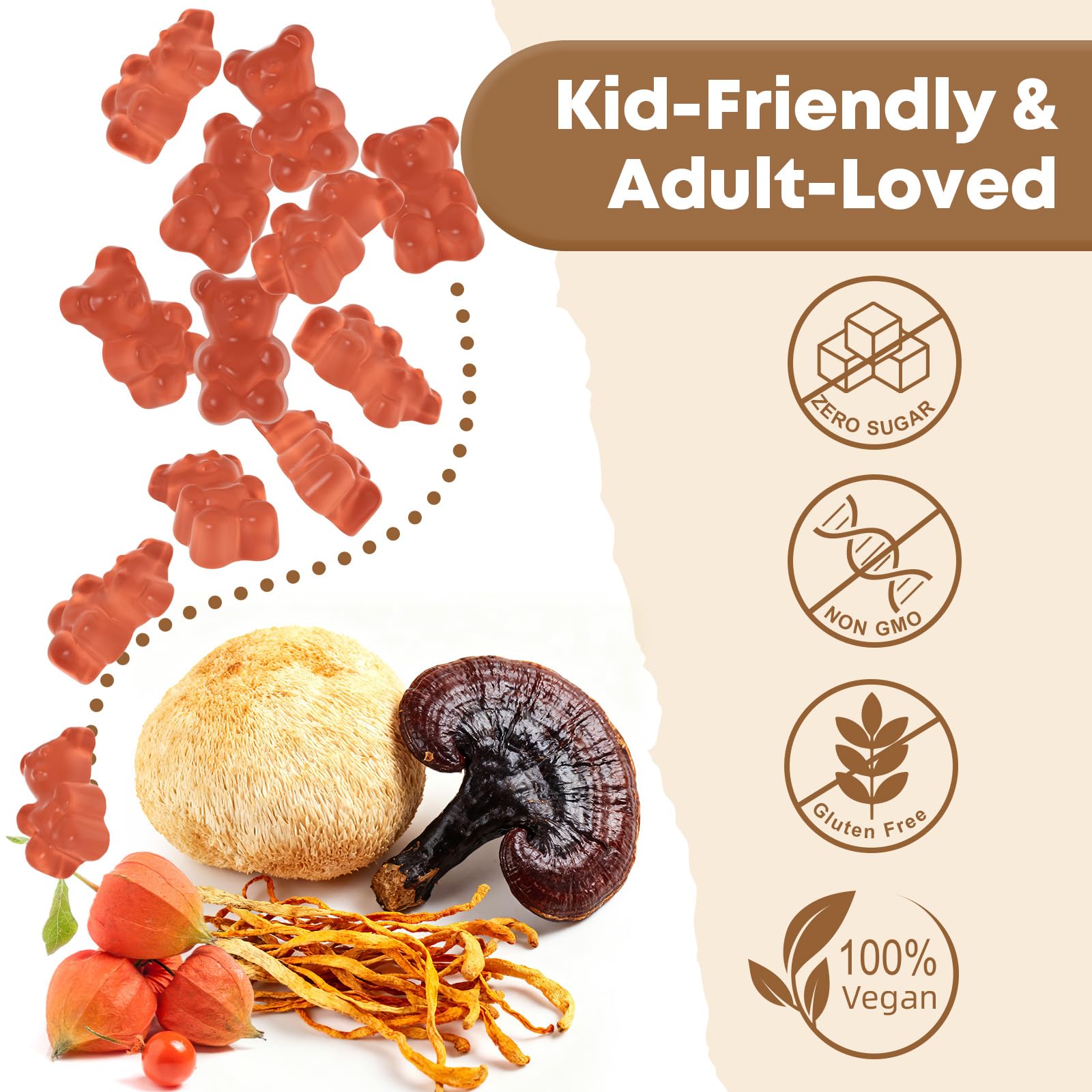 Wellcatcher Mushroom Gummies : concentration et clarté mentale possibles.