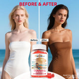 Wellcatcher gommes bronzage boîte 60 gommes, format pratique pour une routine quotidienne.