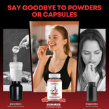 Wellcatcher gommes HMB Leucine, absorption améliorée des nutriments pour soutenir l'effort.