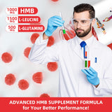 Wellcatcher gommes HMB Leucine, pratique et portable, favorisant l’utilisation au quotidien.