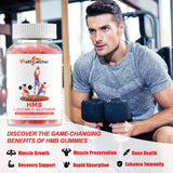 Wellcatcher gommes HMB Leucine, sans sucre et vegan, option saine pour les sportifs.
