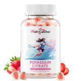 Wellcatcher Gommes Potassium dans la bouteille, soutien à l'équilibre électrolytique.