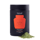 Bouteille WelleCo Super Elixir, présentation simple pour une utilisation quotidienne.