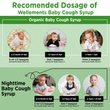 Wellements sirop bébé étiquette: informations claires sur les ingrédients.
