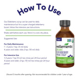 Wellements Sirop Sureau Enfant - dosage quotidien simple pour petites mesures.