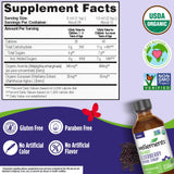 Wellements Sirop Sureau Enfant - etiquette Organique: produit certifié sans colorants ni additifs.