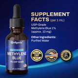 Wellgenix Gouttes Bleu de Méthylène : bouchon goutte à goutte en verre pour dosage