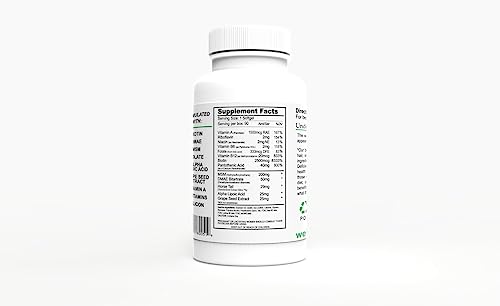 Wellgenix Purvana – Etiquette détaillée affichant les ingrédients.