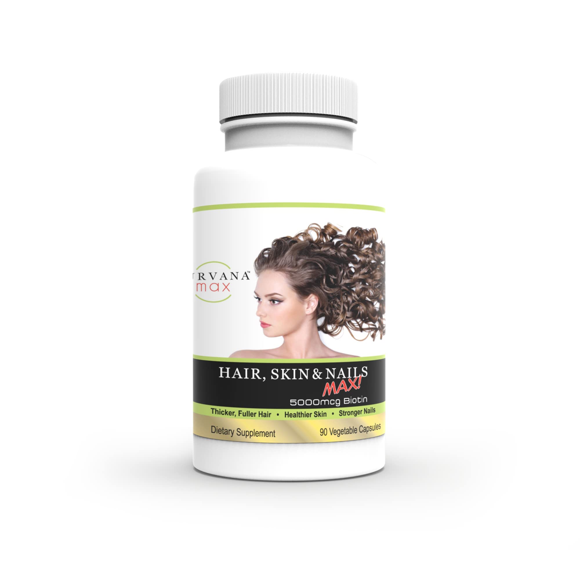 Purvana Max Wellgenix: bouteille de capsules, soutien cheveux et ongles.