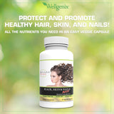Purvana Max Wellgenix: soutien post-partum et PCOS pour cheveux plus forts.