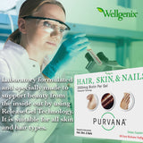Purvana par Wellgenix pour une peau éclatante et une apparence plus jeune.
