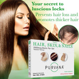 Cheveux plus forts et densité potentielle grâce à Purvana Wellgenix.