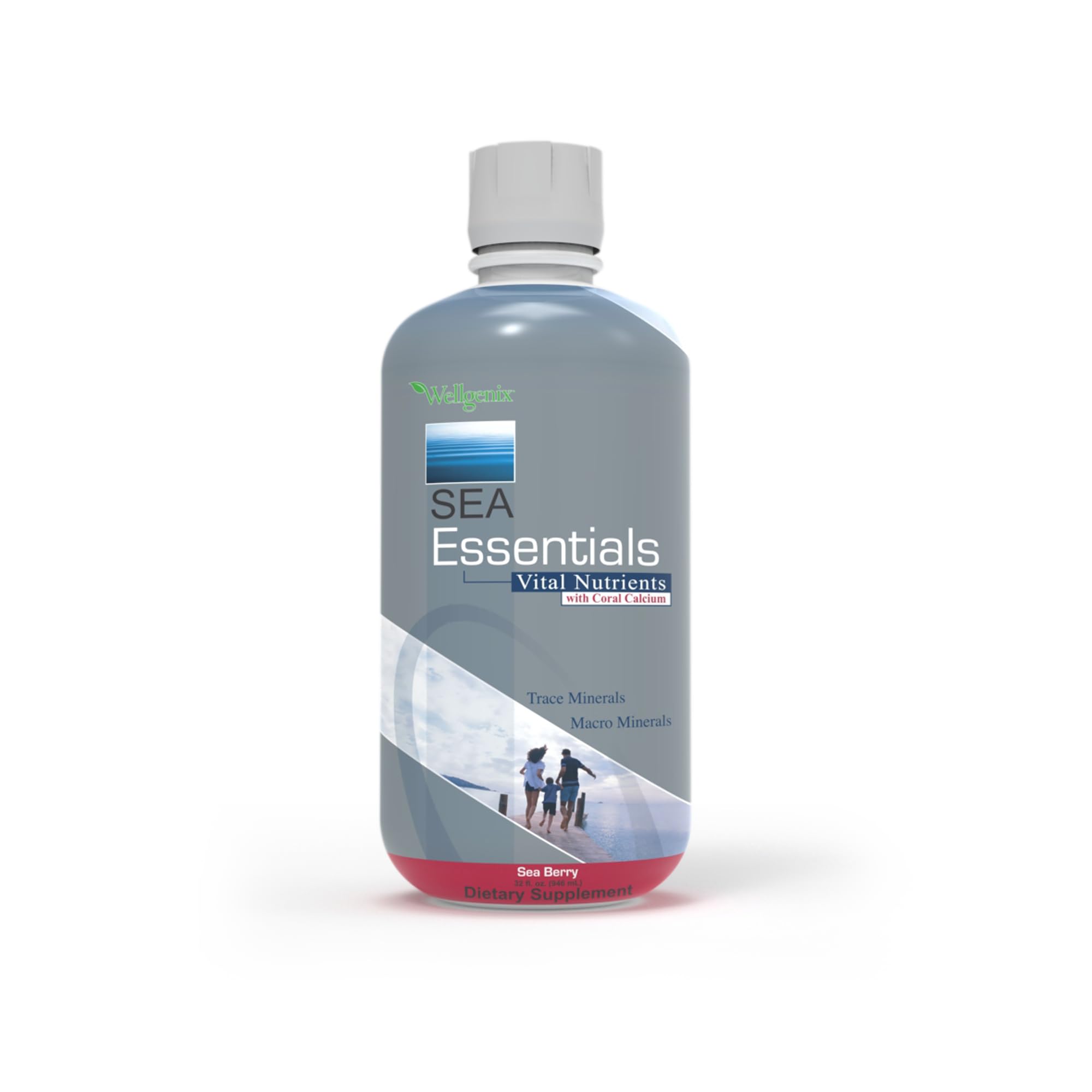 Wellgenix Sea Essentials formule liquide utile face capsules volumieuses.