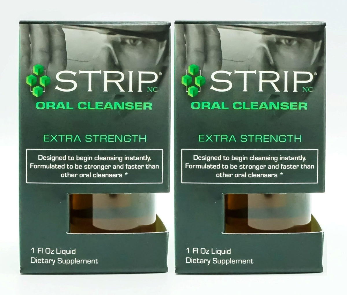 Wellgenix Strip Detox: bouteille 30 ml prête pour une désintoxication buccale rapide.