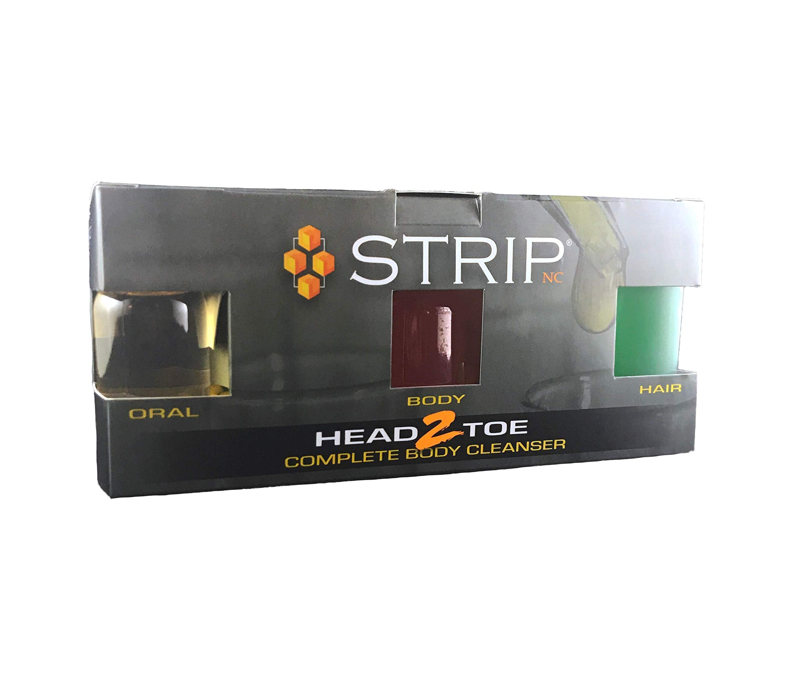 Wellgenix Strip Head 2 Toe – bouteille nettoyante rapide pour revitaliser le corps.