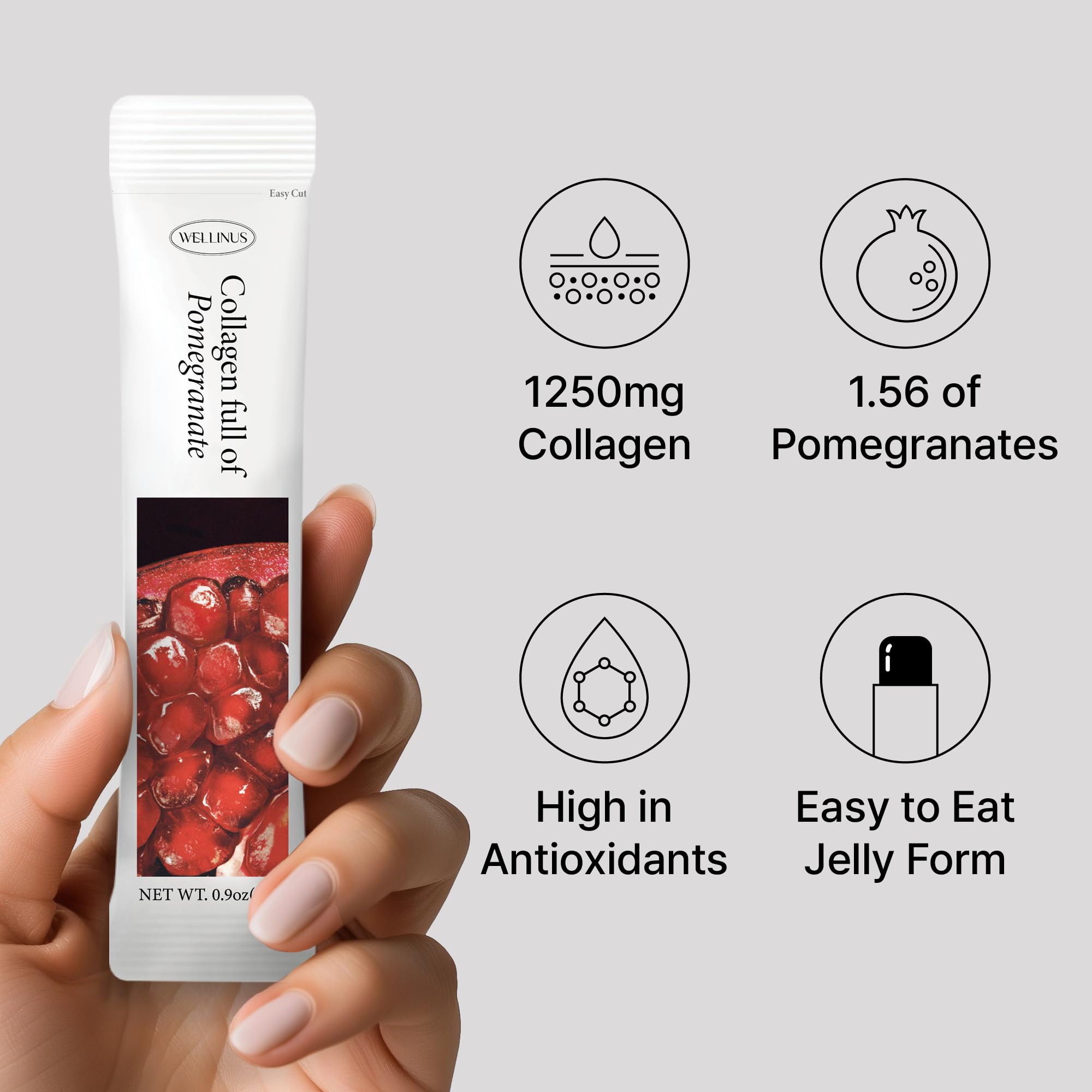 Zoom sur texture jelly Wellinus, absorption efficace et agréable.