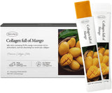 Wellinus stick collagène marine mangue, emballage voyage pratique pour la routine beauté.