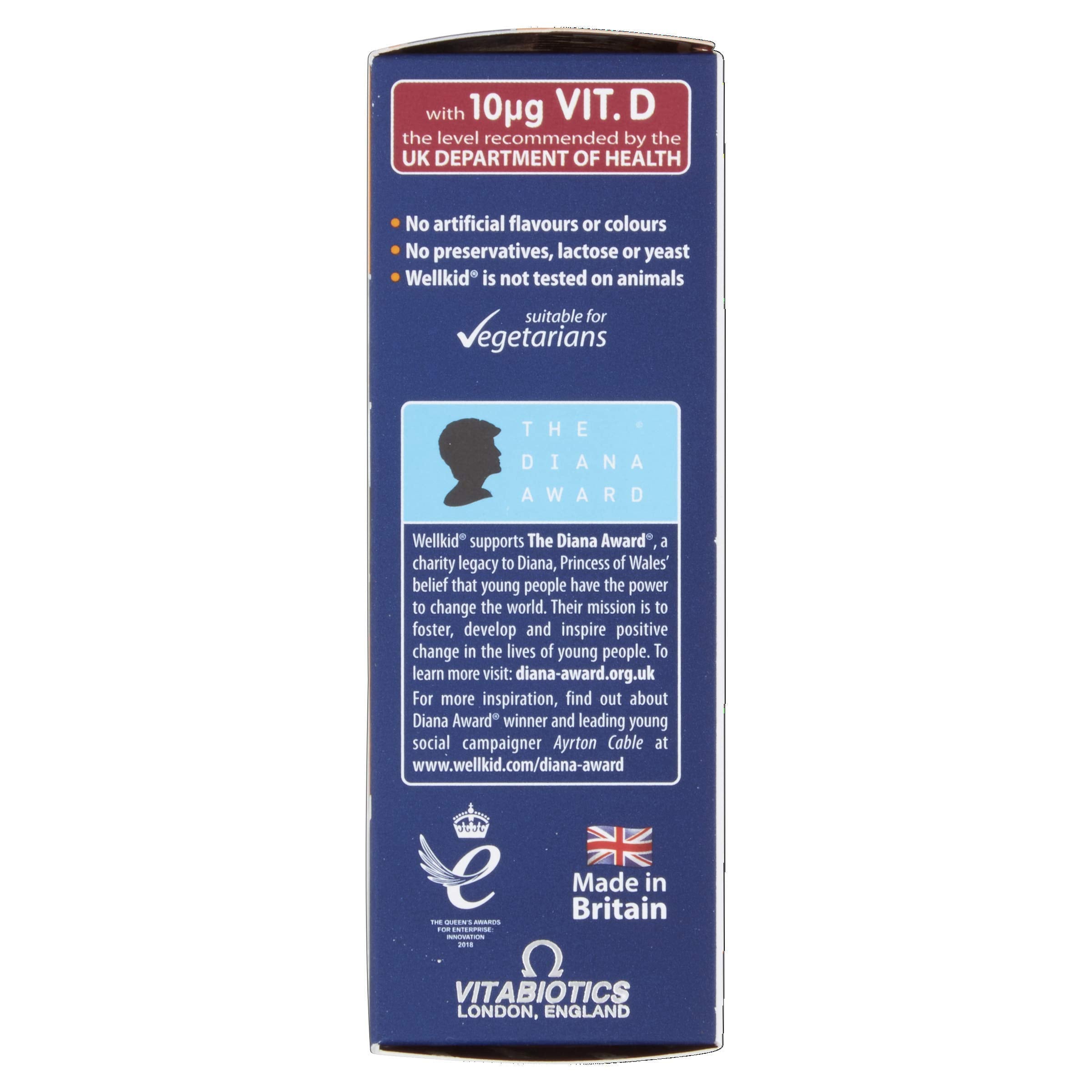 Wellkid comprimés à croquer, tablettes à croquer une par une, consommation facile.