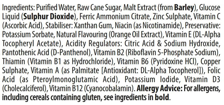 Wellkid Liquide Multi-Vitamines – sans édulcorants, colorants et arômes artificiels.