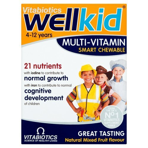 Wellkid multivitamine à mâcher, 30 comprimés, soutien quotidien pour enfants