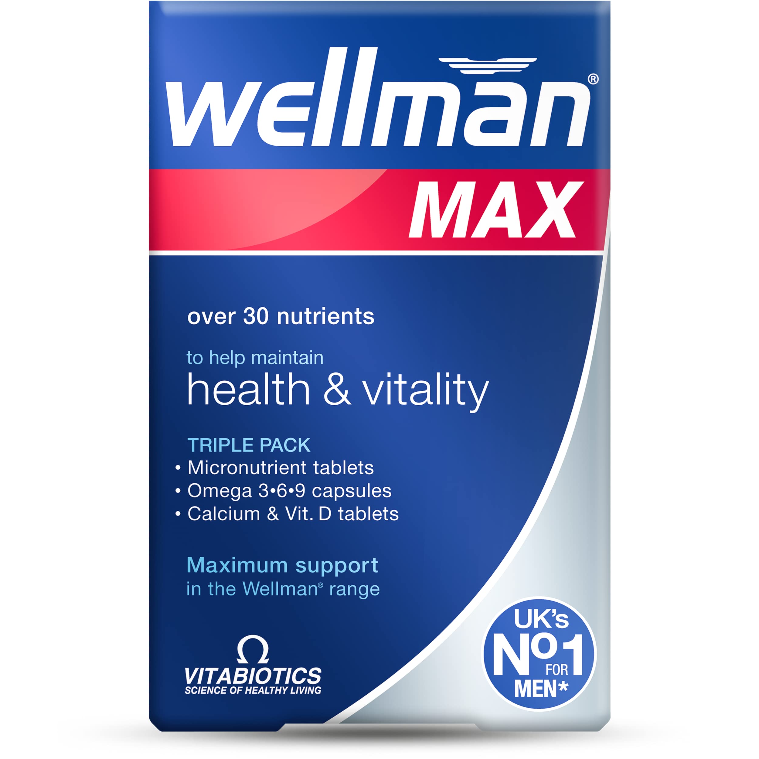 Wellman Max pack 84 : routine quotidienne de compléments utiles.