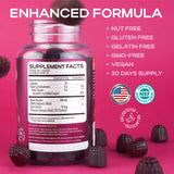 Wellneco Beet Chews : dosage suggéré, 2 gommes dans une portion pratique.