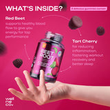 Wellneco Beet Chews : étiquette USA, fabrication locale et contrôle qualité rigoureux.