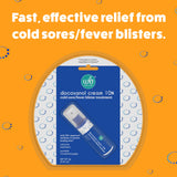 Application sur les lèvres avec Wellness Basics Docosanol Crème 10%