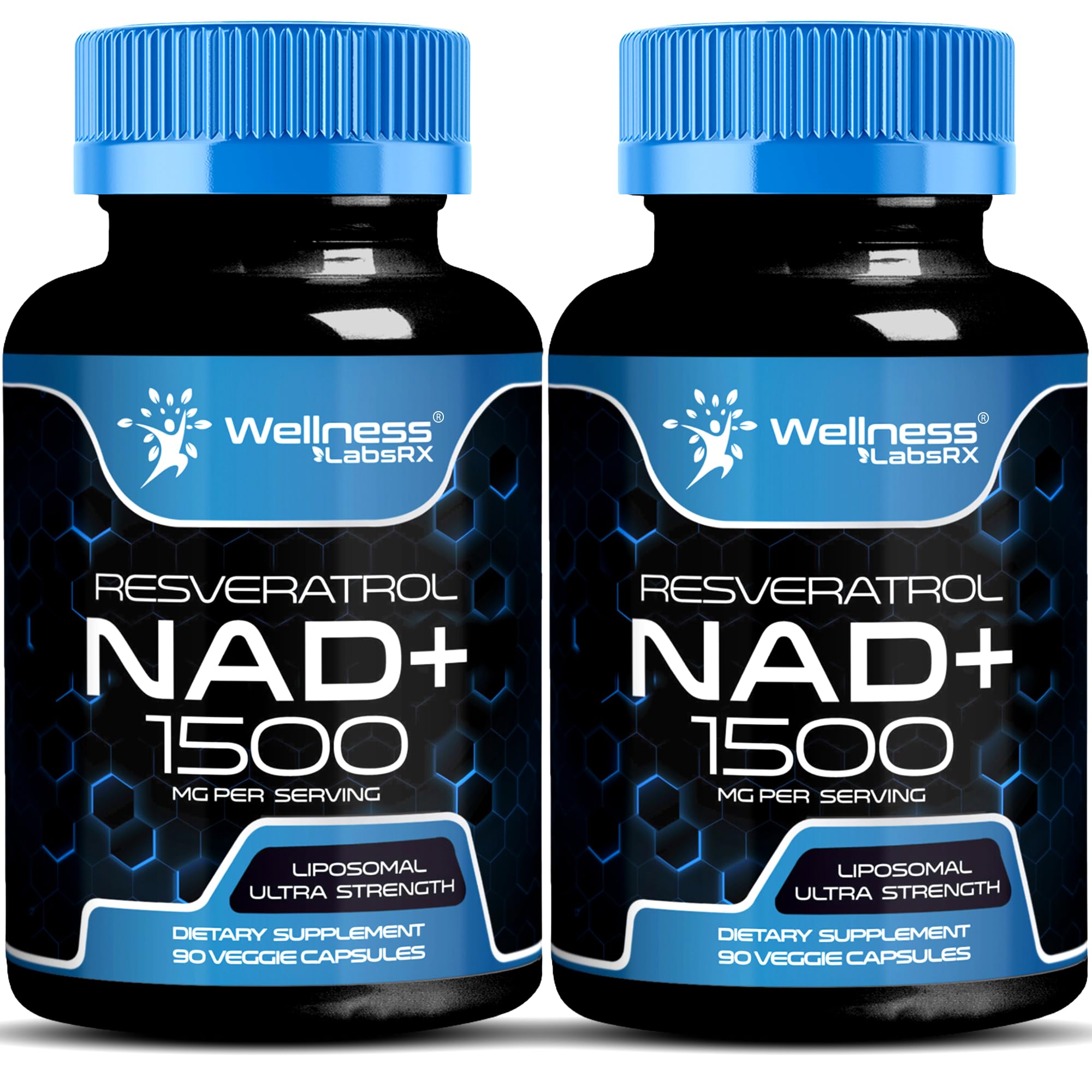 WELLNESS LABSRX NAD liposomale – bouteille 1500mg, énergie potentielle au quotidien