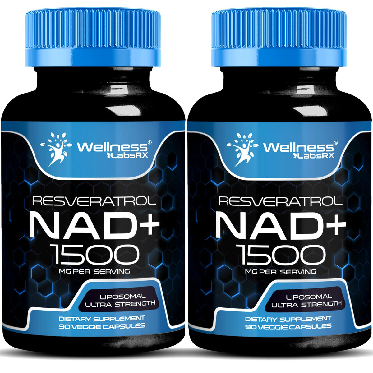 WELLNESS LABSRX NAD liposomale – bouteille 1500mg, énergie potentielle au quotidien