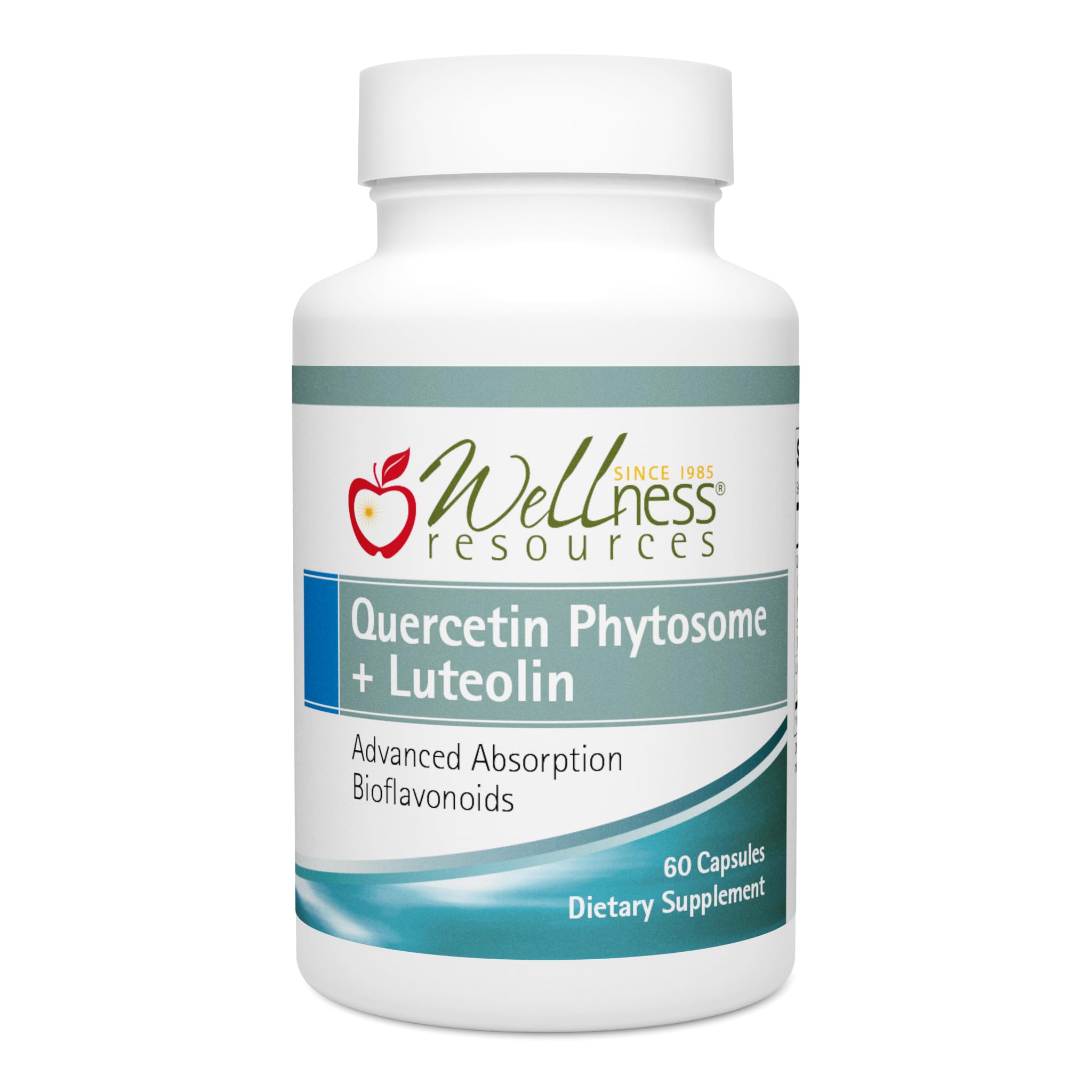 Wellness Resources Quercetine Phytosome bouteille recto: complément quotidien pour soutenir l immunité et l énergie.