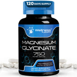 WELLNESS LABSRX Magnésium Glycinate capsules montrant l’absorption optimale