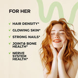 Gomme Wellneum avec collagène 70 000 mcg pour peau et ongles.